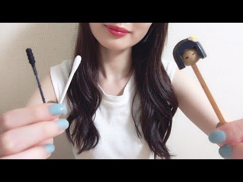 ［ASMR］耳かきと綿棒でマイクスクラッチング 耳掃除疑似体験 No Talking | 音フェチちゃむ