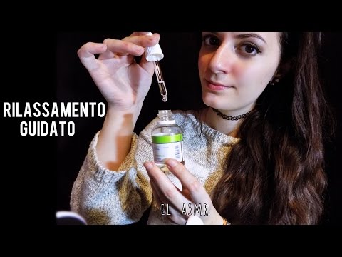 ★ASMR italiano★ RILASSAMENTO GUIDATO per dormire♥ *3Dio*(sussurri, contagocce,ear brushing)