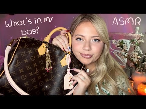 ASMR What's In My Bag? 👛 Tingly Everyday Items, Tapping & Scratching