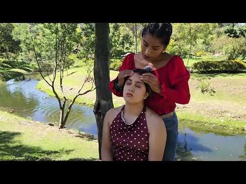 Corn cob massage to attract abundance / PAULINA ASMR