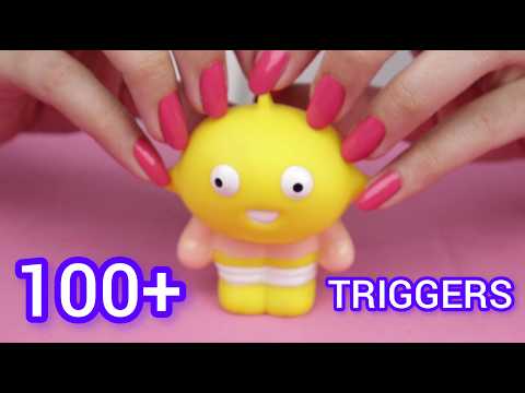 ASMR 100 TRIGGERS IN 10 MINUTES !!!