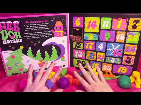 ASMR Nee Doh Squishy Advent Calendar Unboxing (Whispered)