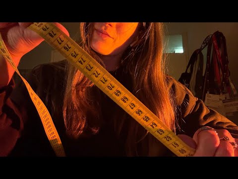 ASMR Measuring you with different objects rp