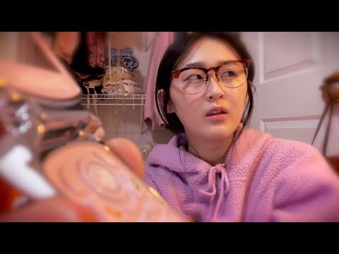 ASMR 📞 waiting for you to get off the phone (kinda spooky ear to ear inaudible whispers)
