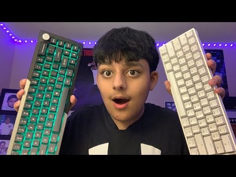 ASMR Keyboard And Mouth Sounds 