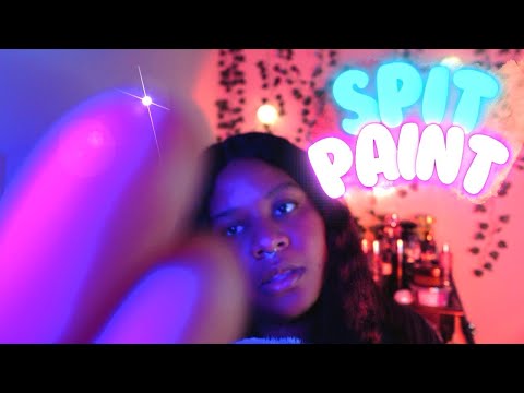 ASMR | Spit Painting You to Sleep + Tingly Mouth Sounds