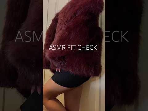 ASMR Outfit Check, Styling OOTD #asmr #asmrshorts #asmrfashion #ootd