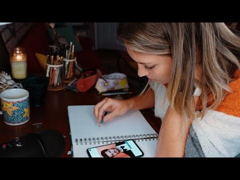 ASMR - Starting a new drawing