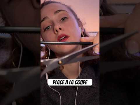Place à la coupe #asmrfrançais #asmrroleplay #cheveuxcourts #coiffeur #cheveux