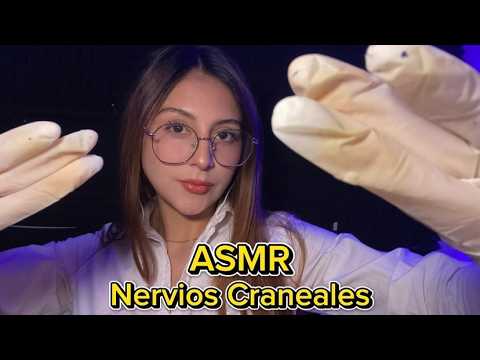 ASMR Examen de Nervios Craneales ( Tacto , Olfato , Gusto , Visión , Oído)