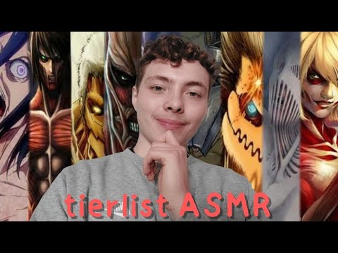 ASMR FR: Tierlist⚔️SNK Titan Primordiaux⚔️