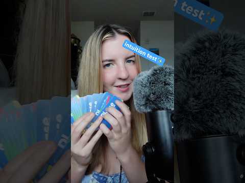 TESTING YOUR INTUITION #asmr #intuition #interactive