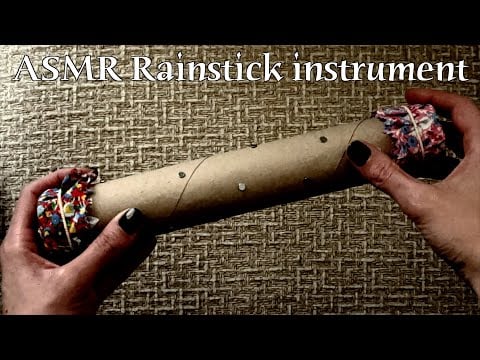 ASMR 🌙 Rainstick instrument - Repetitive rain sounds (no talking)