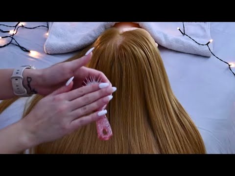 ASMR | Relaxing Hair Play and Hair brushing (no talking) #asmr