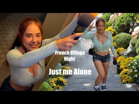 ASMR Public Frence Village at the late Night .Part 1