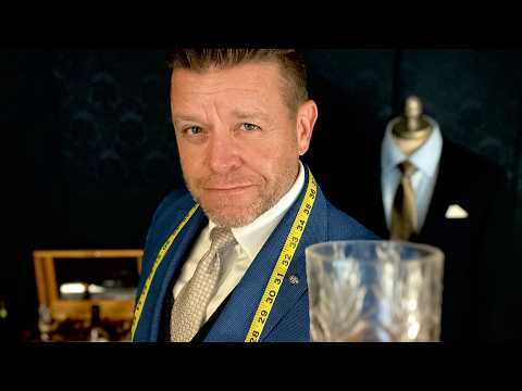 ASMR | Bespoke Suit Measuring (Savile Row)