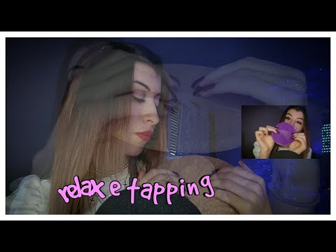 🇮🇹ASMR ITA• TI RILASSO IN 9 minuti ⏳🌓🌒..tappino e whispering #asmrsounds