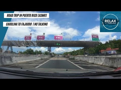 [ASMR] Road trip in Puerto Rico | Carolina to Fajardo | Road trip No Talking