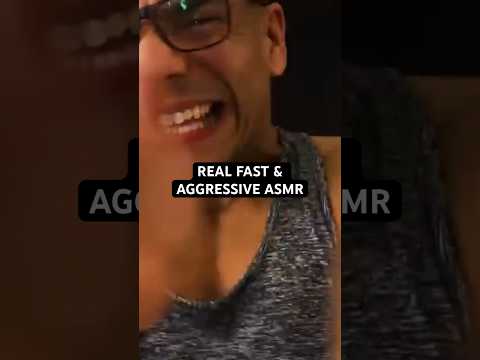 REAL FAST & AGGRESSIVE ASMR #asmr  #shorts #funny #memes #relaxing #worldrecord