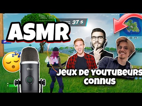 ASMR FRANÇAIS • JE JOUE A DES JEUX DE YOUTUBEURS CONNUS 😴✨️ (Nope quizz, paladium...)