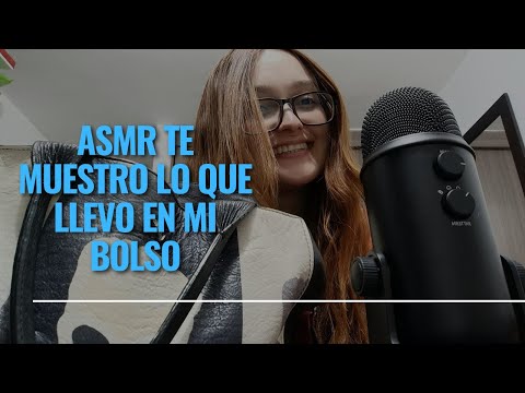 Asmr Colombiano | Sonidos cosquillosos con lo que llevo en mi bolso