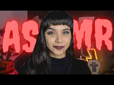 ASMR: VAMPIRA VEGANA COMENDO SUAS ENERGIAS NEGATIVAS 🧛🏼‍♀️🦇