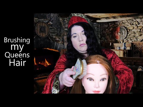 ASMR Brushing My Queen's Hair Before Bed | Medieval Maid Roleplay