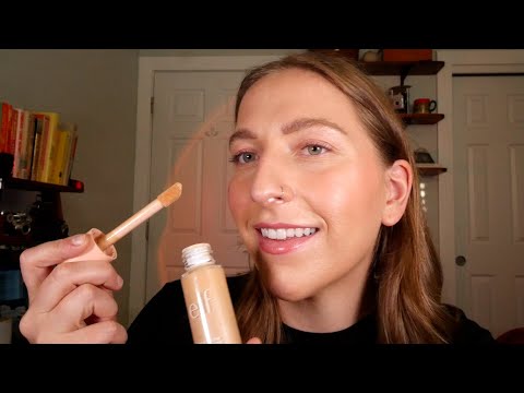 ASMR whisper ramble & GRWM ☀️ glowy, natural makeup look