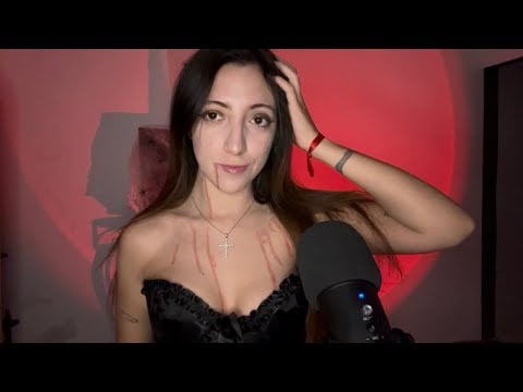 ASMR probando comida de halloween💀