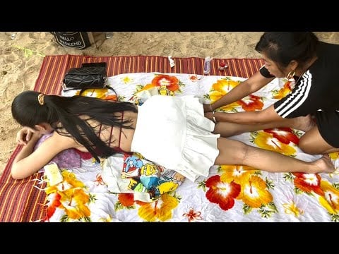 I GOT THAI BEACH MASSAGE FULL BODY for BACK HEAD SHOULDER PAIN Relief BY professional