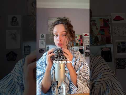 ASMR Soft Singing Practice #asmr #asmrsinging