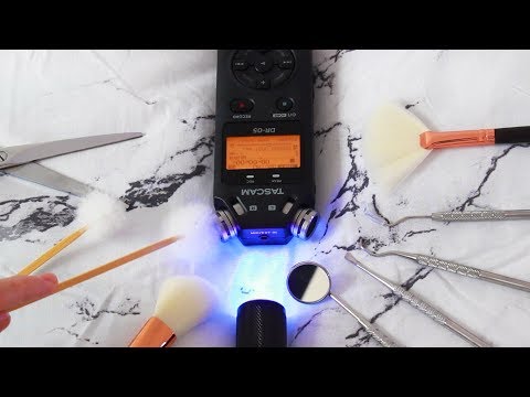 Testing my new microphone [ASMR mic brushing]