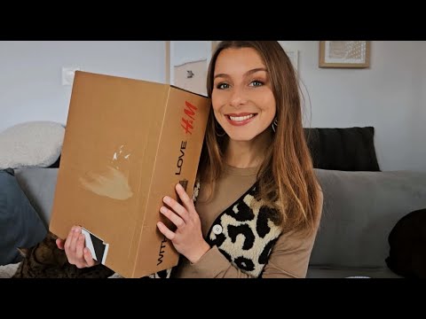 ASMR - J'ouvre un colis H&M avec vous 📦 (et blabla école, rugby, série...)