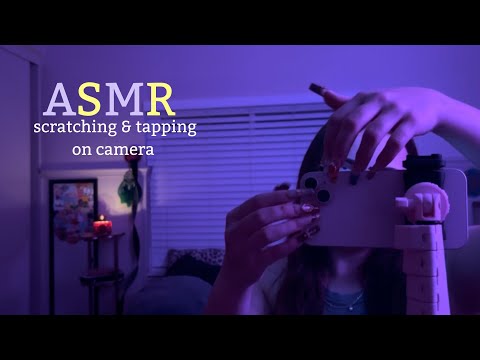 ASMR camera scratching & tapping ONLY *lofi*dark lighting*