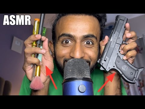 ASMR ￼|*INSANE GUN SOUNDS* For SLEEP And Relaxation Whispers Tapping Soothing Triggers Repair 🧑‍🔧 