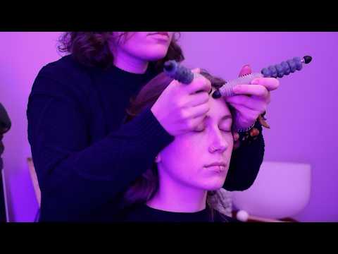 ASMR | Complex Energy Healing Reiki with Palm Reading & Tarot