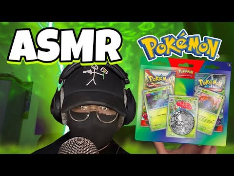 ASMR • OUVERTURE DE BOOSTERS POKEMON POUR QUE TU T’ENDORMES ! 😴 (duopack)