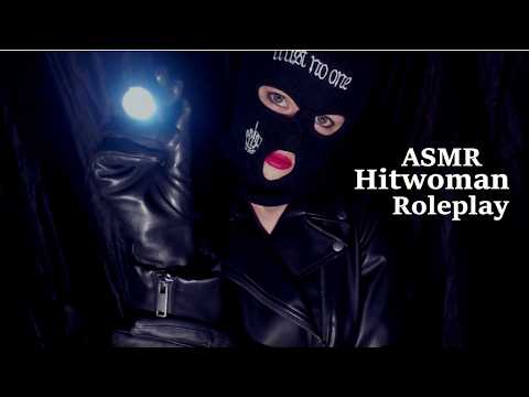 ASMR [ Hitwoman Roleplay ] | Balaclava | Leather Gloves | Leather Jacket