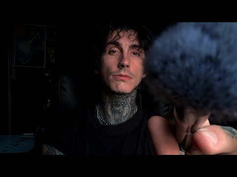 ASMR Inaudible Whispering & Gentle Face Brushing
