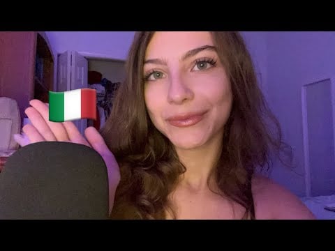 ASMR Teaching You Italian