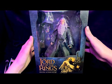 ASMR Gandalf Figure Unboxing (Whispered, Plastic Sounds)