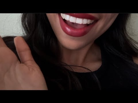 Upclose ASMR || Gum chewing whisper ramble 😛