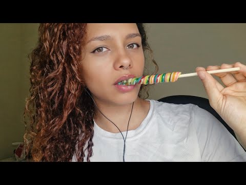 ASMR • Pirulito, sons de boca, relaxe muito aqui! 🍭❣️