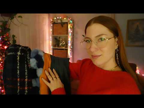 ASMR Picking A Scarf Out For You 🧣 Rainy Roleplay & Personal Attention 🌨️ & Tingly Echo