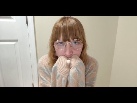 asmr dorky bff comforts u (fabric scratching, petting you low-key)
