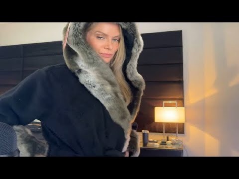 ASMR ✨Fuzzy Fur Animal Ear Robe 🐾