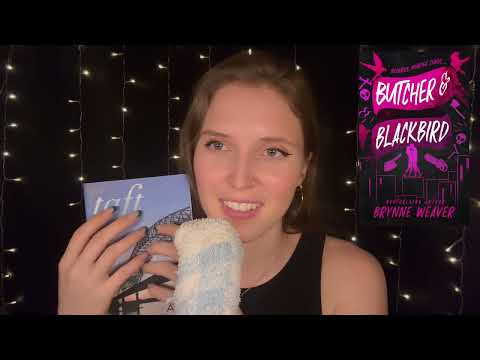 ASMR The 12 books I read in June & July 📖 (whispered reading wrap up + book tapping)