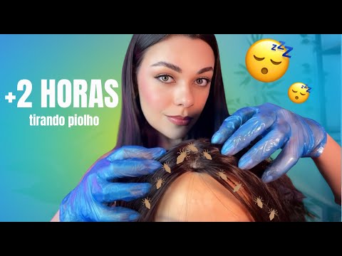 +2 Horas De ASMR Tirando Seu Piolho Até Você Dormir (Compilado) 