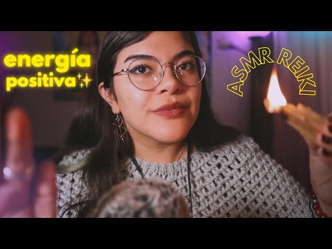 ASMR Energía Reiki para atravesar momentos difíciles 💗 Lluvia suave de fondo, afirmaciones positivas