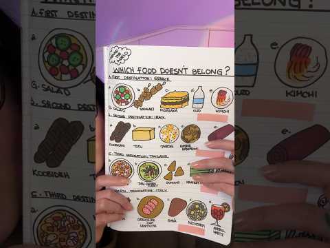which food doesn't belong? ✨ #asmr
